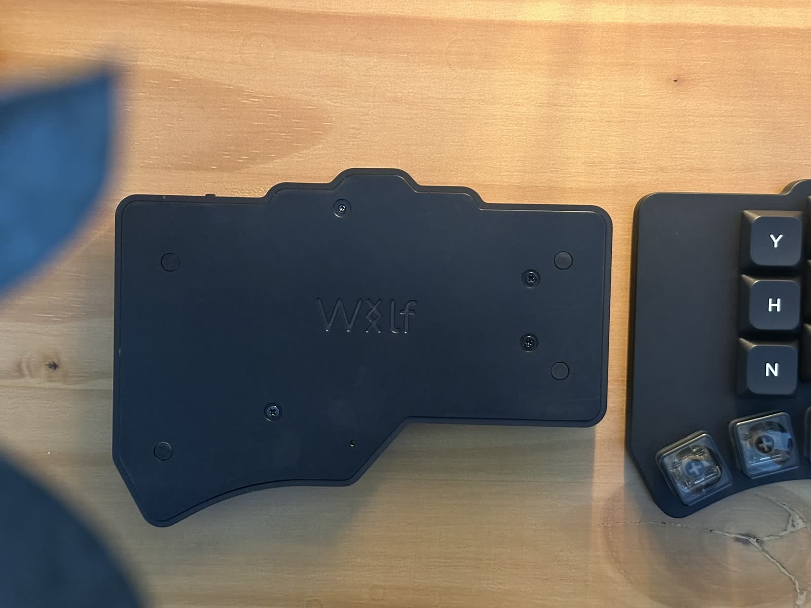 Assembled keyboard during an early build study