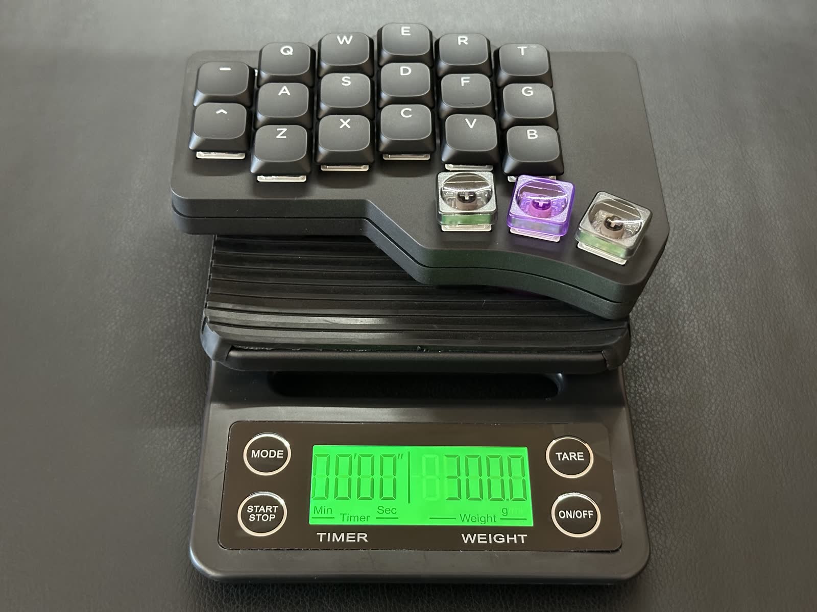 Finished Wolf keyboard and its details